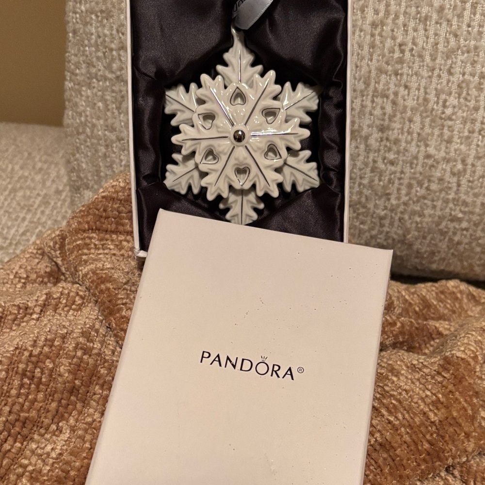 Pandora Silver Snowflake Ornament